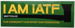 I AM IATF BUMPER STICKER